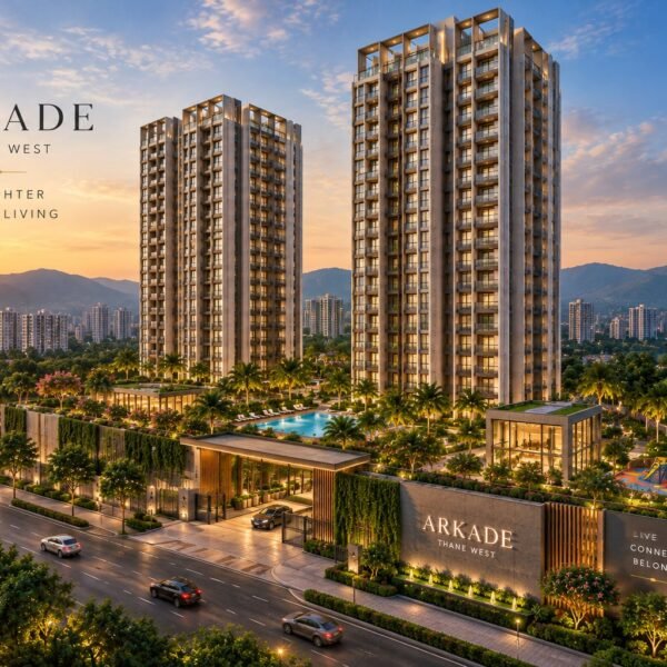 Arkade Thane project entrance signage