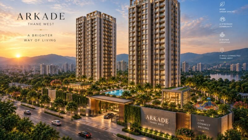Arkade Thane project entrance signage