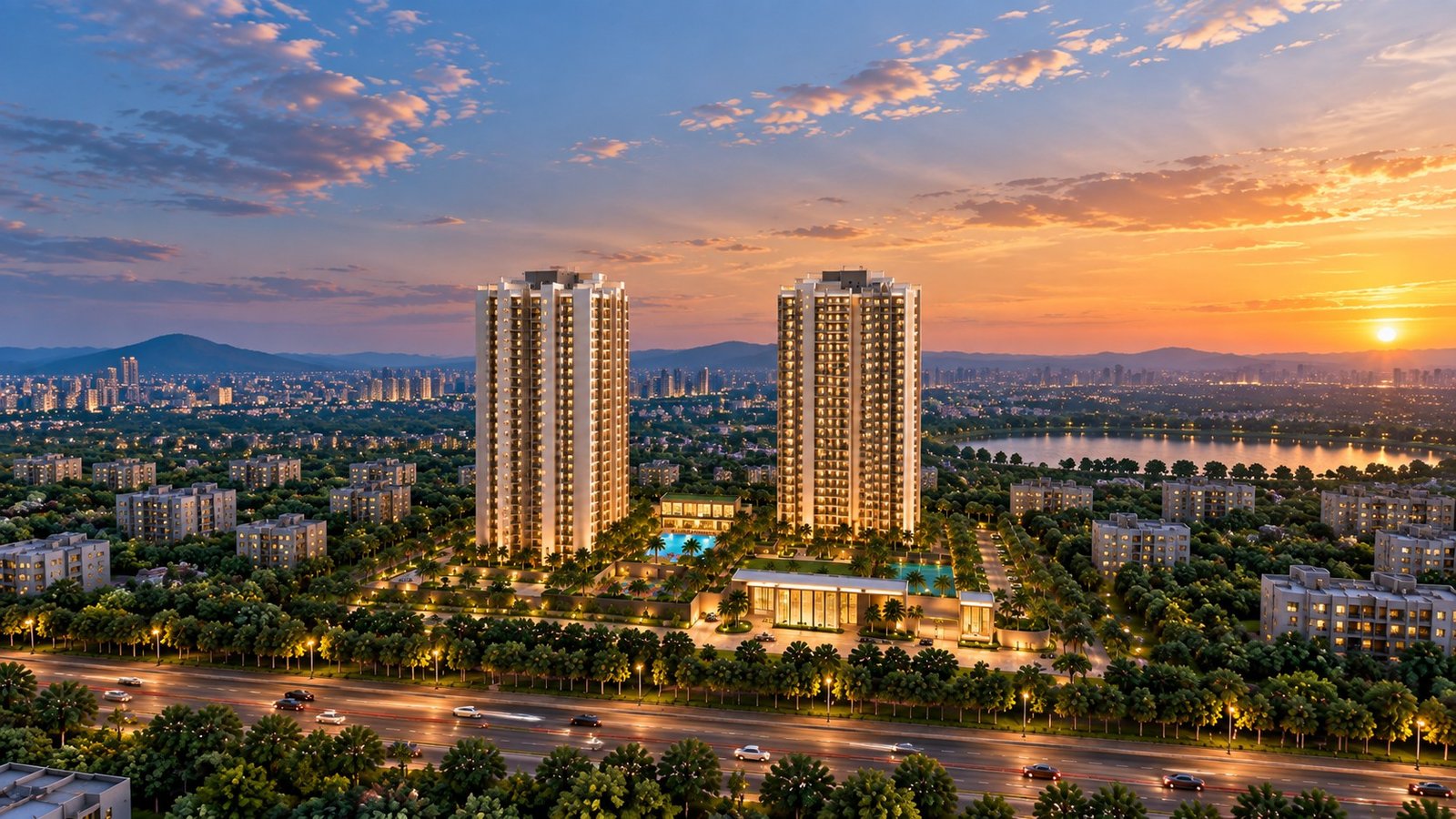 far away view horzontal